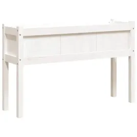 donica-ogrodowa-z-nogami-biala-110x31x70-cm-drewno-sosnowe