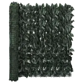 parawan-balkonowy-ciemno-zielone-liscie-300x100-cm