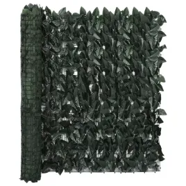 parawan-balkonowy-ciemnozielone-liscie-500x100-cm