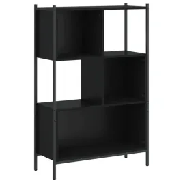 regal-na-ksiazki-z-drewnopochodnego-materialu-i-stali-czarny-72x28x109