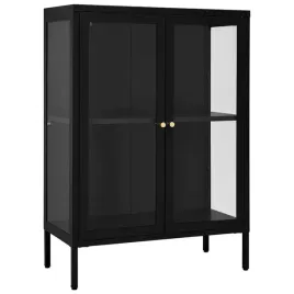 szafka-dekoracyjna-z-szklanymi-drzwiami-czarna-75x35x105-cm