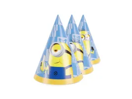 czapeczki-papierowe-minionki-16-cm-6-szt
