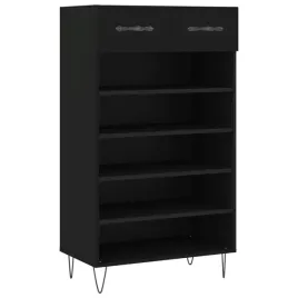 elegancka-szafka-na-obuwie-z-szuflada-i-polkami-czarna-60x35x105-cm