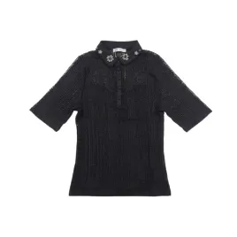 bluzka-damska-kaporal-dollo-czarna-azurowa-ze-zdobionym-kolnierzykiem