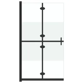 scianka-prysznicowa-skladana-czarne-aluminium-szklo-hartowane-70x190
