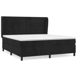 lozko-kontynentalne-czarne-z-aksamitu-203-x-163-x-118-128-cm-materac-16
