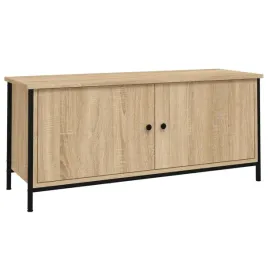 szafka-rtv-z-drzwiczkami-dab-sonoma-102x35x45-cm-metalowe-nozki