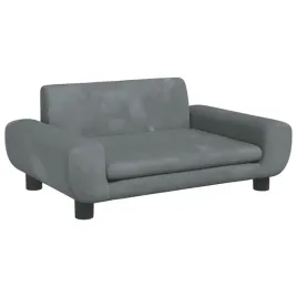 dziecieca-sofa-z-aksamitu-ciemnoszary-70x45x33-cm