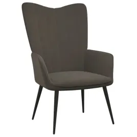 fotel-ciemnoszary-obity-aksamitem
