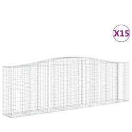 kosze-gabionowe-15-szt-400x50x120-140cm-galwanizowane-zelazo