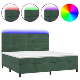 lozko-kontynentalne-z-materacem-i-diodami-led-ciemnozielone-203x200x11