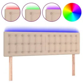 zaglowek-do-lozka-z-led-cappuccino-144x5x78-88-cm-ekoskora