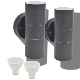 lampy-scienne-zewnetrzne-2-szt-stal-nierdzewna-gora-dol