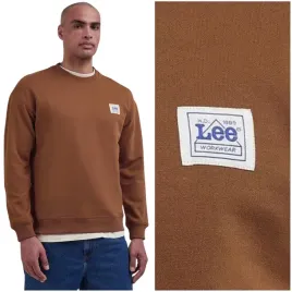 lee-workwear-sws-relaxed-burlwood-luzna-brazowa-bawelniana-bluza-m