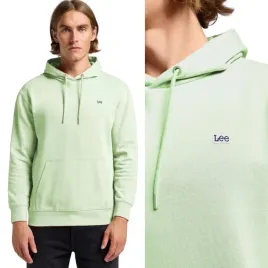 lee-plain-hoodie-soft-sage-bluza-bawelniana-meska-z-kapturem-kangurka-m