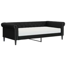 lozko-dzienne-2-w-1-z-materacem-90x200-cm-czarne-235x100x68-cm