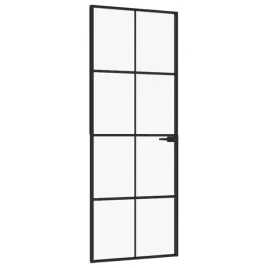 drzwi-wewnetrzne-czarne-76x2015-cm-szklo-i-aluminium
