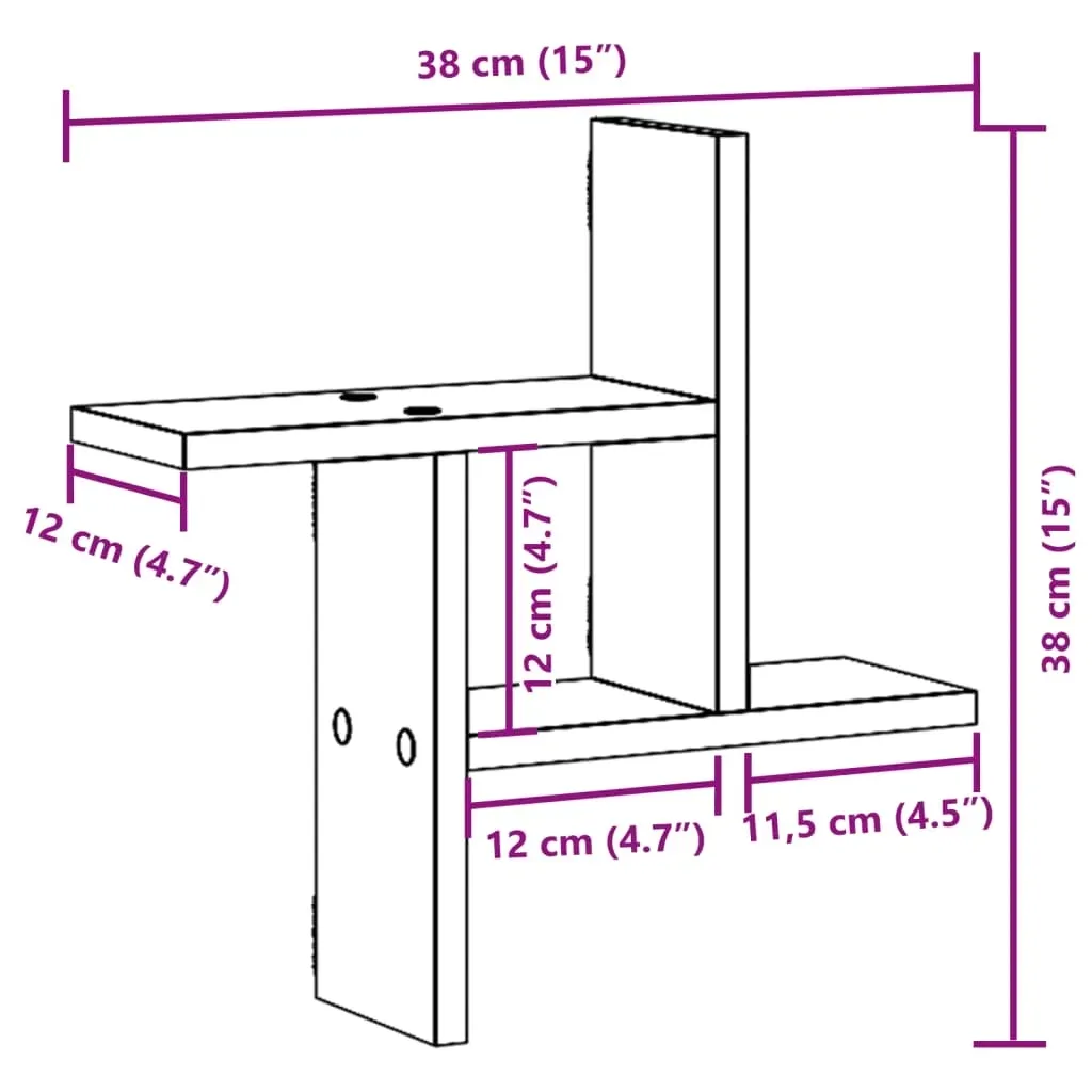 polki-scienne-2-szt-biale-38x12x38-cm-stan-nowy