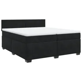 lozko-kontynentalne-czarne-200x200-cm-z-materacami-sprezynowymi-i-topp