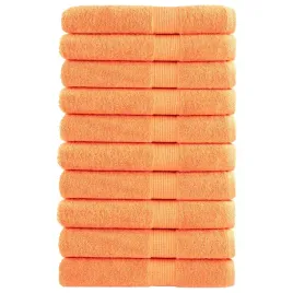 reczniki-premium-solund-10-szt-pomaranczowe-80x200-cm