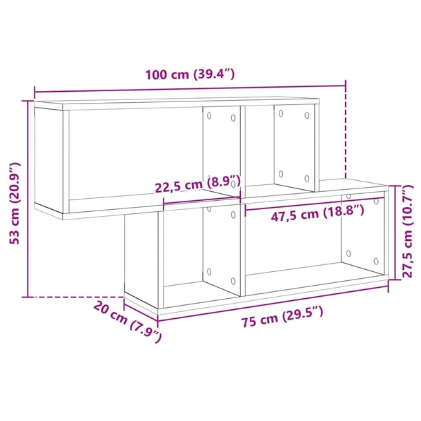 polka-scienna-dab-sonoma-100x20x53-cm-waga-z-opakowaniem-9-8-kg