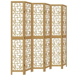 parawan-pokojowy-6-panelowy-brazowy-lite-drewno-paulowni