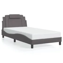 rama-lozka-z-zaglowkiem-szara-218-x-105-x-745-cm-materac-100-x-200