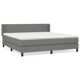 lozko-kontynentalne-203x183x78-88-cm-ciemnoszare-z-materacem-180x200x2