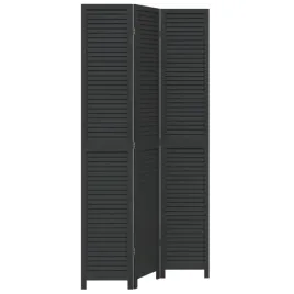 parawan-pokojowy-3-panelowy-czarny-lite-drewno-paulowni