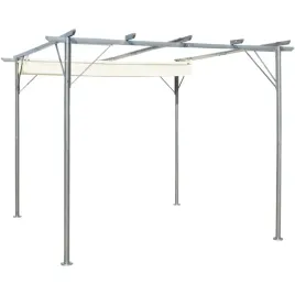 pergola-ze-zwijanym-dachem-smietankowa-3x3-m-stalowa