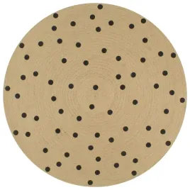 recznie-wykonany-dywanik-juta-w-kropki-120-cm