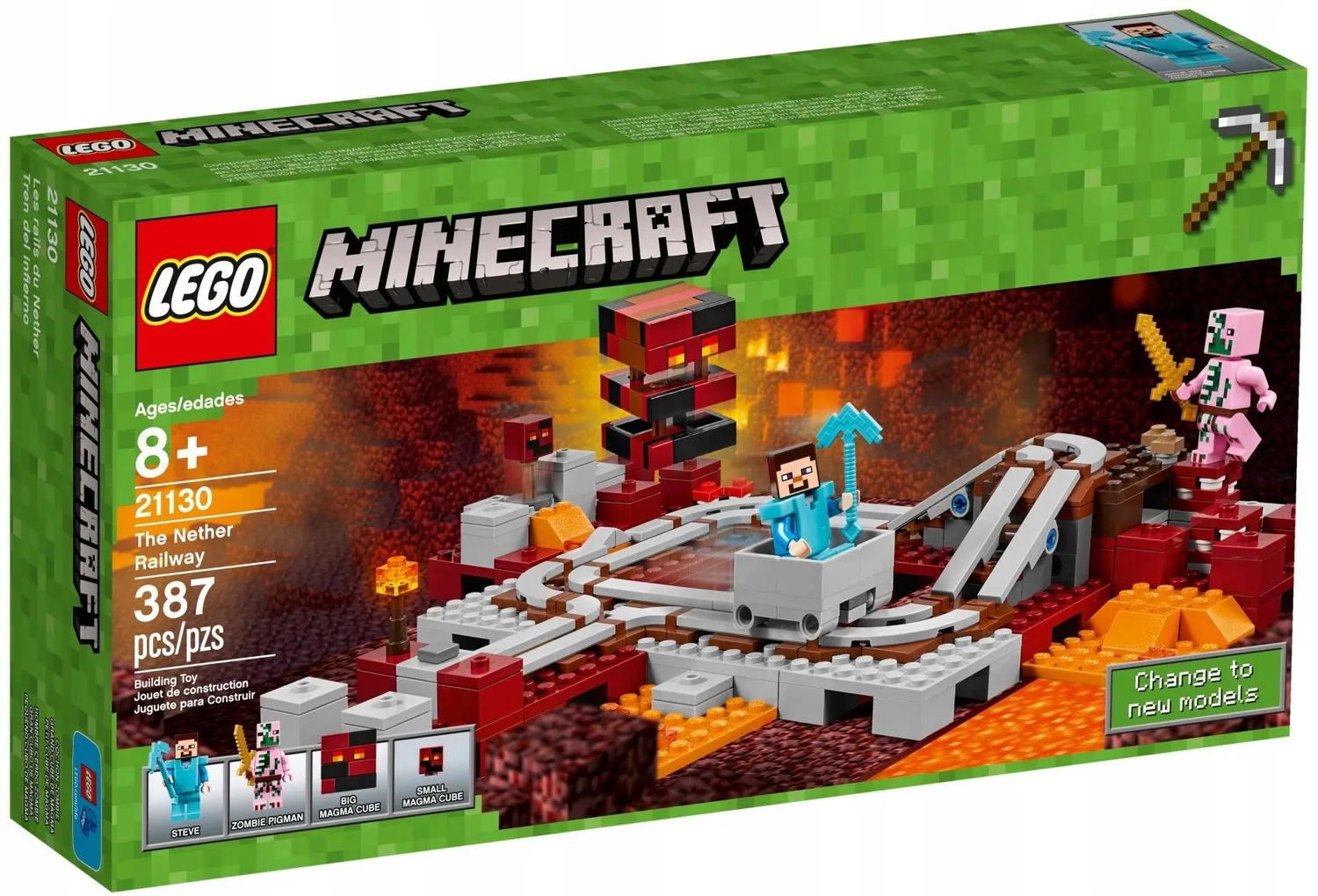 Jpyj LEGO 21139 Minecraft Walka w Netherze | zklocków.pl