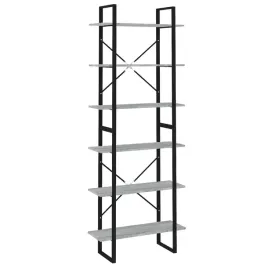 regal-na-ksiazki-z-6-polkami-szary-dab-sonoma-80-x-30-x-210-cm