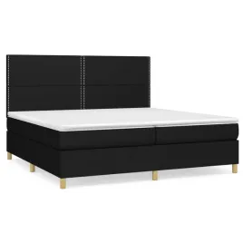 lozko-kontynentalne-czarne-203-x-200-x-118-128-cm-2-materace-100-x-200