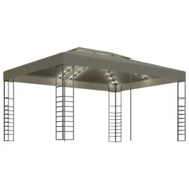 altana-ze-sznurem-lampek-led-3x4-m-kolor-taupe