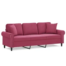 3-osobowa-sofa-z-poduszkami-winna-czerwien-180-cm-aksamit