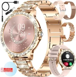 smartwatch-zegarek-damski-polskie-menu-rozmowy-cisnienie-puls-cyrkonie