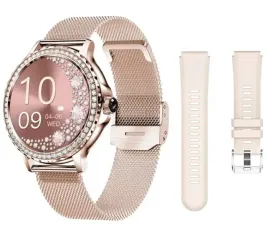 smartwatch-elegancki-zegarek-damski-polskie-menu-2-paski