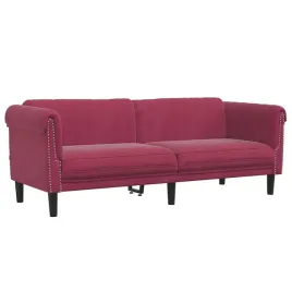 sofa-3-osobowa-winna-czerwien-tapicerowana-aksamitem