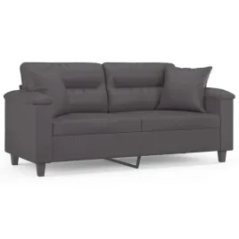 2-osobowa-sofa-z-poduszkami-szara-140-cm-sztuczna-skora
