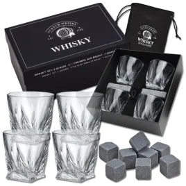 4x-szklanki-do-whisky-w-eleganckim-pudelku-8x-kamienie-bazaltowe