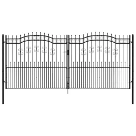 brama-ogrodzeniowa-z-wlocznia-czarna-406x175-cm-malowana-proszkowo-s
