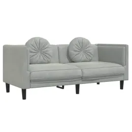 sofa-2-osobowa-z-poduszkami-jasnoszara-aksamit