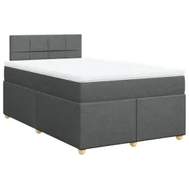 lozko-kontynentalne-200x120-cm-ciemnoszare-z-materacem-i-topperem-bialy