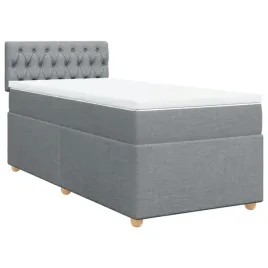 lozko-kontynentalne-jasnoszare-190-x-90-x-1005-cm-z-materacem-i-toppere