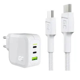biala-ladowarka-gan-65w-kabel-usb-c-usb-c-60w-200cm-power-delivery