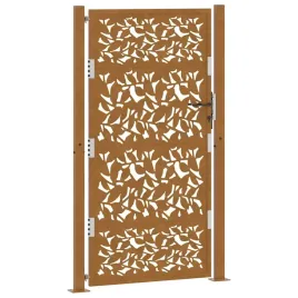 brama-ogrodowa-105x180-cm-stal-nierdzewna-wzor-liscia