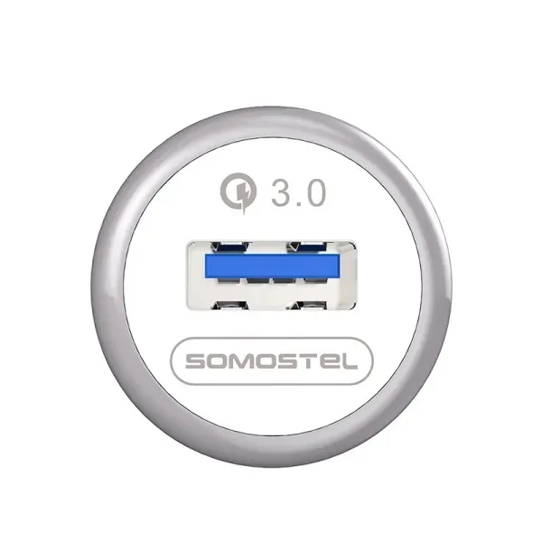 somostel-ladowarka-samochodowa-usb-kabel-usb-lightning-3a-quick-charge-kolor-bialy