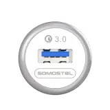 somostel-ladowarka-samochodowa-usb-kabel-usb-lightning-3a-quick-charge-kolor-bialy