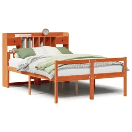 lozko-z-regalem-sosnowe-woskowy-braz-2285-x-166-x-110-cm